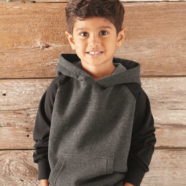 Toddler Special Blend Raglan Hooded Sweatshirt Thumbnail
