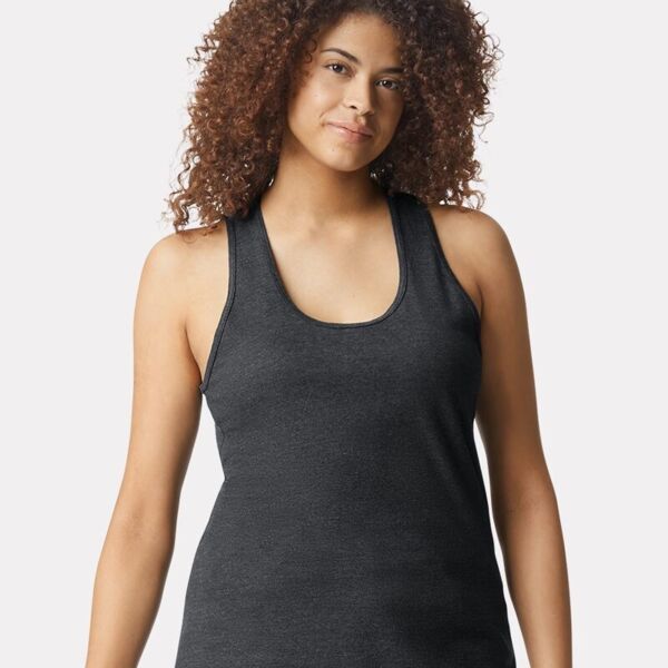 Softstyle® Women’s CVC Racerback Tank Top Thumbnail