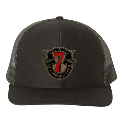 7th SFG Leather Patch Trucker Cap Thumbnail