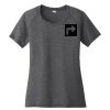 Ladies PosiCharge ® Tri Blend Wicking Scoop Neck Raglan Tee Thumbnail