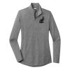 Ladies PosiCharge ® Tri Blend Wicking 1/4 Zip Pullover Thumbnail