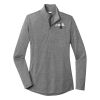 Ladies PosiCharge ® Tri Blend Wicking 1/4 Zip Pullover Thumbnail