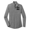 Ladies PosiCharge ® Tri Blend Wicking 1/4 Zip Pullover Thumbnail