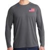 PosiCharge ® Long Sleeve Tri Blend Wicking Raglan Tee Thumbnail