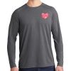 PosiCharge ® Long Sleeve Tri Blend Wicking Raglan Tee Thumbnail